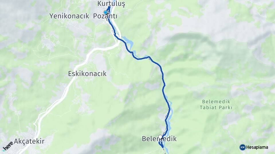 Adana Pozantı Belemedik Pozantı Arası Kaç Km - Yol Haritası