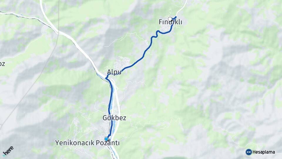 Adana Pozantı Fındıklı Pozantı Arası Kaç Km - Yol Haritası