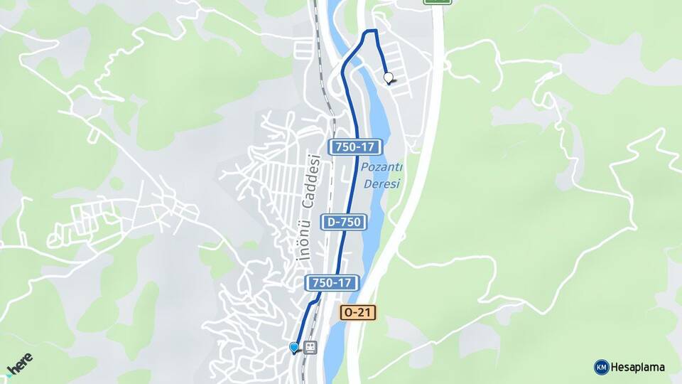 Adana Pozantı Gökbez Pozantı Arası Kaç Km - Yol Haritası