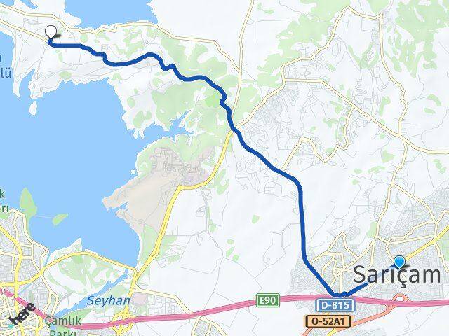 Adana Sarıçam Bayram Hacılı Sarıçam Arası Kaç Km - Yol Haritası