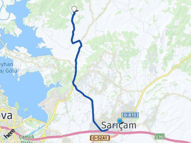 Adana Sarıçam Kargakekeç Sarıçam Arası Kaç Km - Yol Haritası