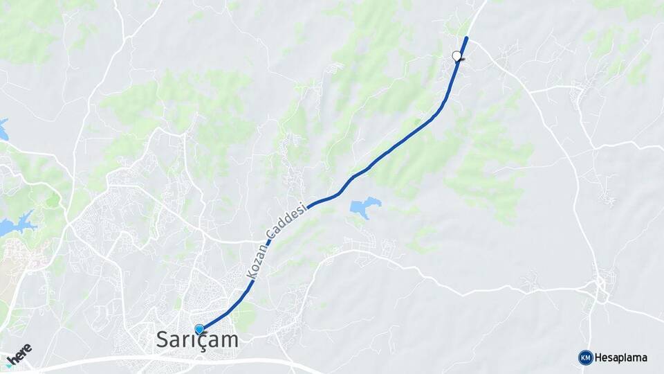 Adana Sarıçam Mustafalar Sarıçam Arası Kaç Km - Yol Haritası