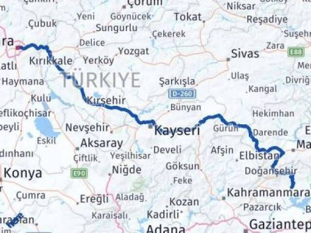 Adıyaman Altındağ Ankara Arası Kaç Km - Yol Haritası