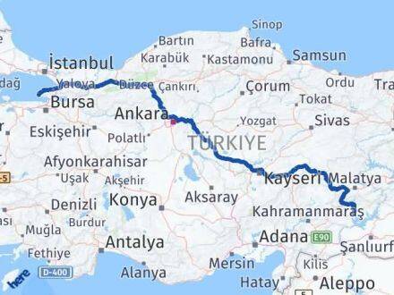 Adıyaman Armutlu Yalova Arası Kaç Km - Yol Haritası