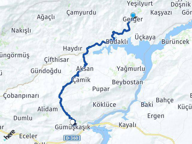 Adıyaman Gerger Gümüşkaşık Gerger Arası Kaç Km - Yol Haritası