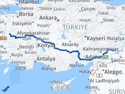 Adıyaman Gördes Manisa Arası Kaç Km - Yol Haritası