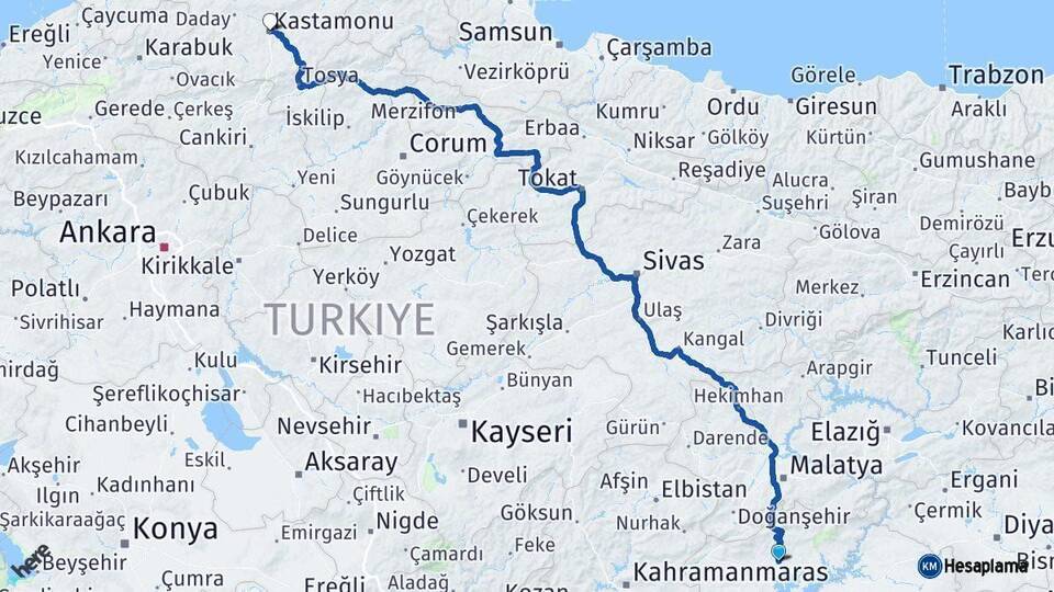 Adıyaman Kastamonu Arası Kaç Km - Kaç Saat? Arası Kaç Saat? Nerede Yol Haritası Yakıt, Rota ve Mesafe Hesaplama Adıyaman Kastamonu Arası Kaç Km - Kaç Saat? Arası Kaç Km Saat? Nerede Yol Haritası Yakıt, Rota ve Mesafe Hesaplama