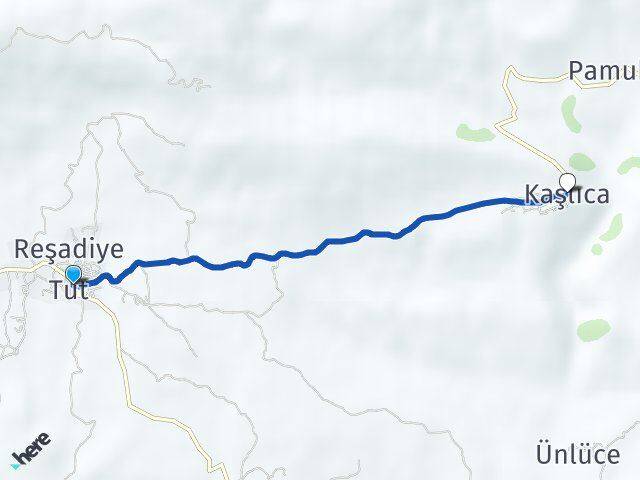 Adıyaman Tut Kaşlıca Tut Arası Kaç Km - Yol Haritası