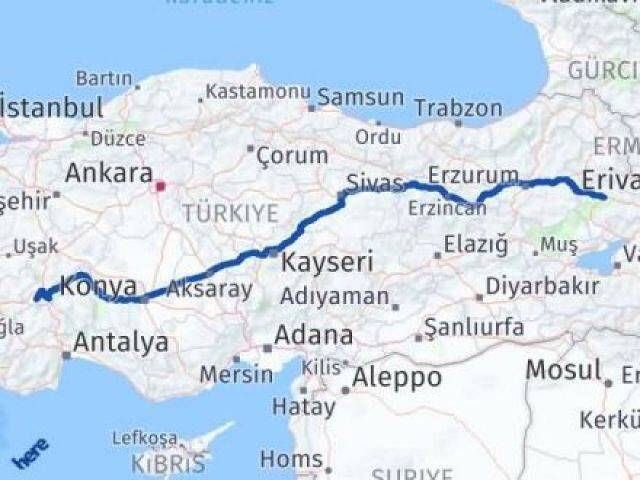 Afyonkarahisar Başmakçı Ağrı Arası Kaç Km - Yol Haritası