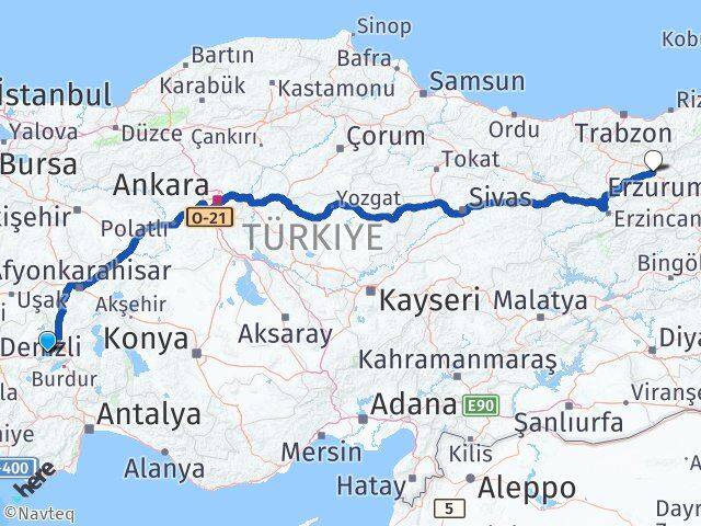 Afyonkarahisar Başmakçı Bayburt Arası Kaç Km - Yol Haritası