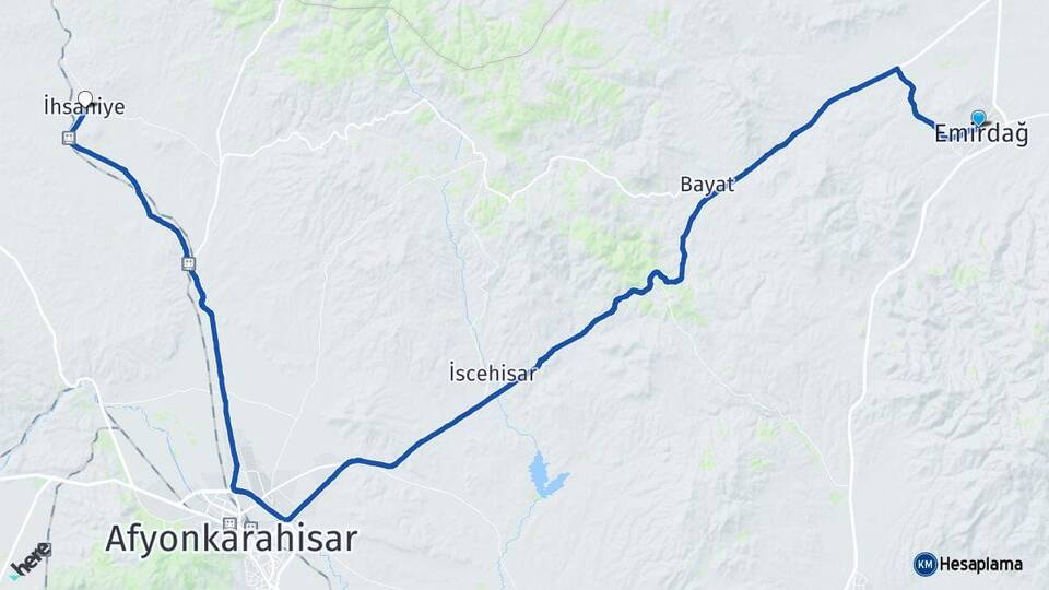 Afyon Emirdağ İhsaniye Arası Kaç Km? Arası Kaç Saat? Nerede Yol Haritası Yakıt, Rota ve Mesafe Hesaplama Afyon Emirdağ İhsaniye Arası Kaç Km? Arası Kaç Km Saat? Nerede Yol Haritası Yakıt, Rota ve Mesafe Hesaplama