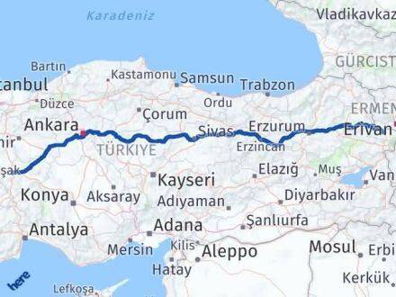 Afyonkarahisar Sinanpaşa Iğdır Arası Kaç Km - Yol Haritası
