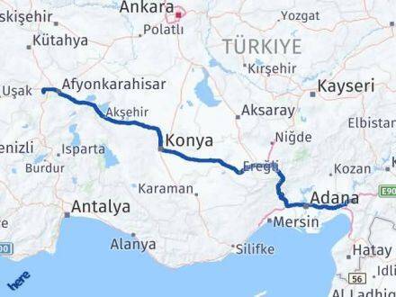 Afyonkarahisar Sinanpaşa Osmaniye Arası Kaç Km - Yol Haritası