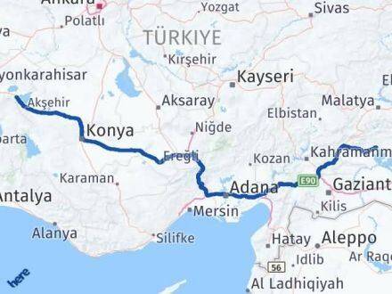 Afyonkarahisar Sultandağı Adıyaman Arası Kaç Km - Yol Haritası