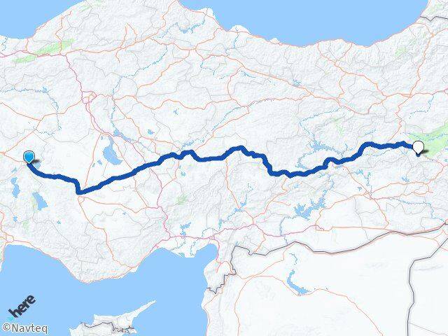 Afyonkarahisar Sultandağı Muş Arası Kaç Km - Yol Haritası