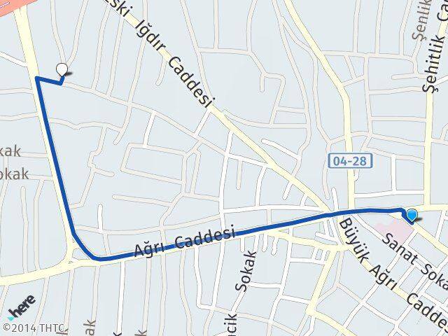 Ağrı Doğubayazıt İshakpaşa Doğubayazıt Arası Kaç Km - Yol Haritası