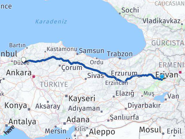 Ağrı Dörtdivan Bolu Arası Kaç Saat? Yol Haritası, Yakıt, Rota ve Mesafe Hesaplama Ağrı Dörtdivan Bolu Arası Kaç Km? Kaç Saat? Yol Haritası