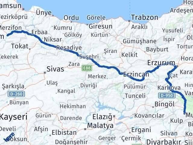 iskenderun istanbul arası kaç km