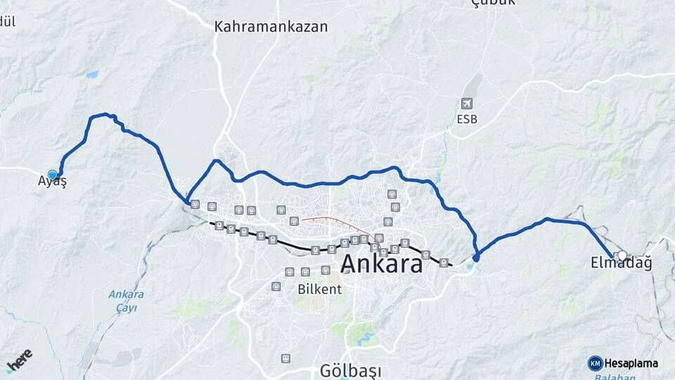 Ankara Ayaş Elmadağ Arası Kaç Km? Arası Kaç Saat? Nerede Yol Haritası Yakıt, Rota ve Mesafe Hesaplama Ankara Ayaş Elmadağ Arası Kaç Km? Arası Kaç Km Saat? Nerede Yol Haritası Yakıt, Rota ve Mesafe Hesaplama