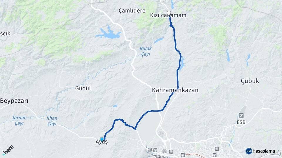 Ankara Ayaş Kızılcahamam Arası Kaç Km? Arası Kaç Saat? Nerede Yol Haritası Yakıt, Rota ve Mesafe Hesaplama Ankara Ayaş Kızılcahamam Arası Kaç Km? Arası Kaç Km Saat? Nerede Yol Haritası Yakıt, Rota ve Mesafe Hesaplama