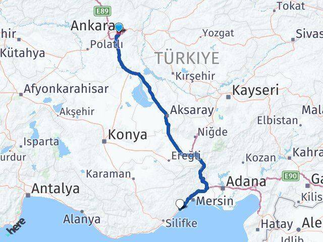 Ankara Çankaya Erdemli Mersin Arası Kaç Saat? Yol Haritası, Yakıt, Rota ve Mesafe Hesaplama Ankara Çankaya Erdemli Mersin Arası Kaç Km? Kaç Saat? Yol Haritası