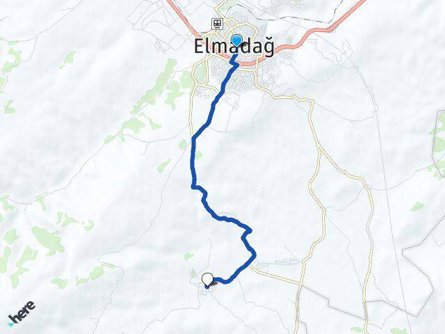 Ankara Elmadağ Karacahasan Elmadağ Arası Kaç Km - Yol Haritası