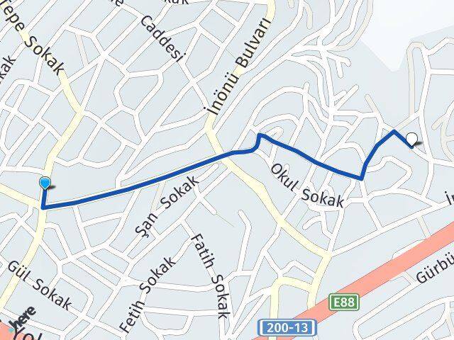 Ankara Elmadağ Yenidoğan Elmadağ Arası Kaç Km - Yol Haritası