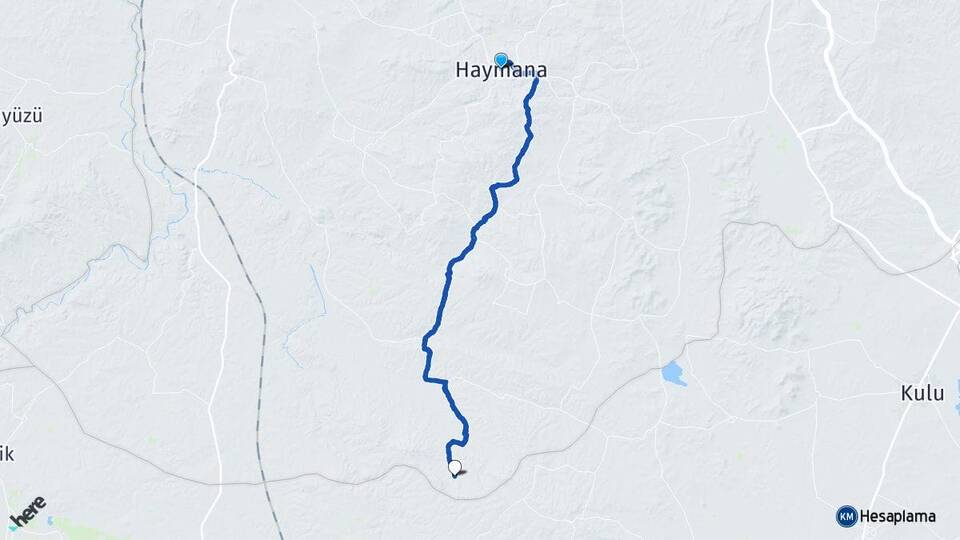 Ankara Haymana Alahacılı Haymana Arası Kaç Km - Yol Haritası