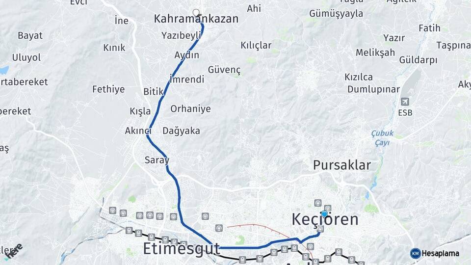 Ankara Keçiören Kahramankazan Arası Kaç Km? Arası Kaç Saat? Nerede Yol Haritası Yakıt, Rota ve Mesafe Hesaplama Ankara Keçiören Kahramankazan Arası Kaç Km? Arası Kaç Km Saat? Nerede Yol Haritası Yakıt, Rota ve Mesafe Hesaplama