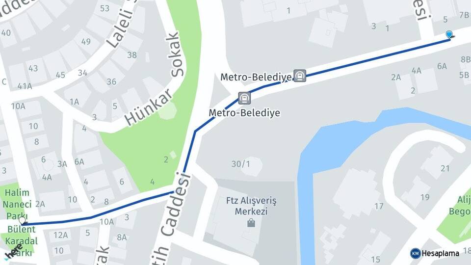 Ankara Keçiören Kalaba Keçiören Arası Kaç Km - Yol Haritası