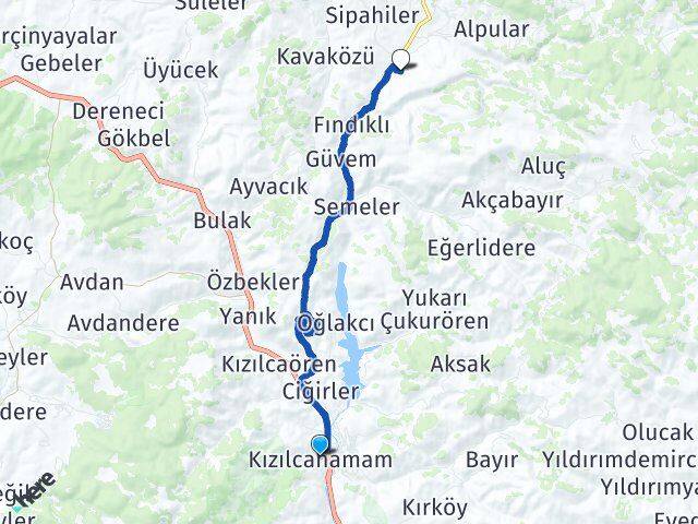 Ankara Kızılcahamam Beşkonak Kızılcahamam Arası Kaç Km - Yol Haritası