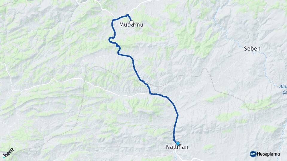 Ankara Nallıhan Mudurnu Bolu Arası Kaç Km - Yol Haritası
