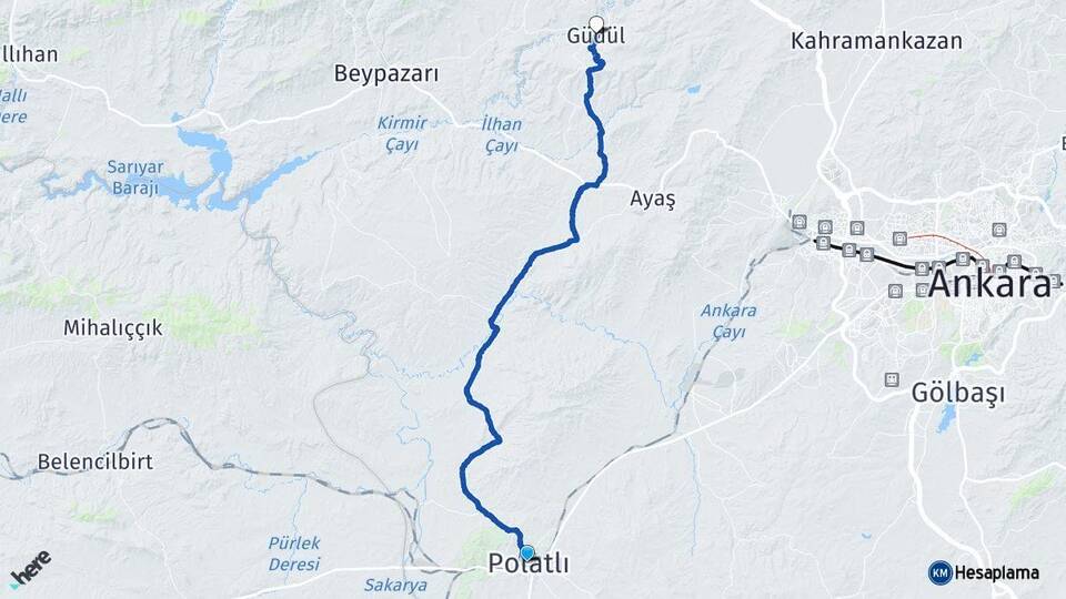 Ankara Polatlı Güdül Arası Kaç Km? Arası Kaç Saat? Nerede Yol Haritası Yakıt, Rota ve Mesafe Hesaplama Ankara Polatlı Güdül Arası Kaç Km? Arası Kaç Km Saat? Nerede Yol Haritası Yakıt, Rota ve Mesafe Hesaplama