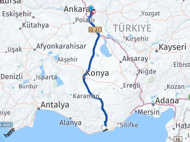 Ankara Yenimahalle Aydıncık Mersin Arası Kaç Saat? Yol Haritası, Yakıt, Rota ve Mesafe Hesaplama Ankara Yenimahalle Aydıncık Mersin Arası Kaç Km? Kaç Saat? Yol Haritası