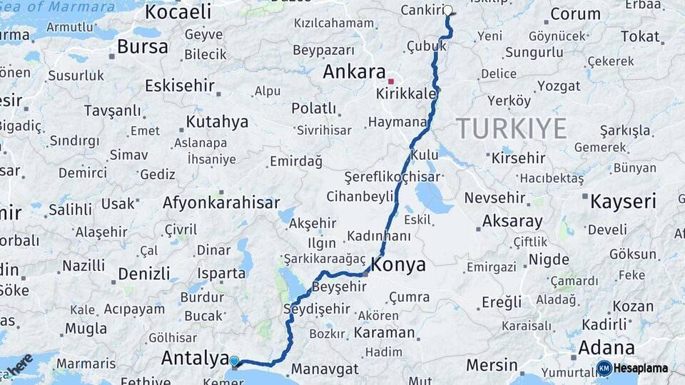 Antalya ile Çankırı Arası Kaç Km? Kaç Saat? Arası Kaç Saat? Nerede Yol Haritası Yakıt, Rota ve Mesafe Hesaplama Antalya ile Çankırı Arası Kaç Km? Kaç Saat? Arası Kaç Km Saat? Nerede Yol Haritası Yakıt, Rota ve Mesafe Hesaplama