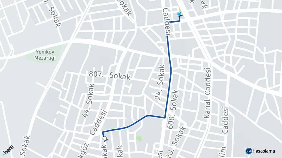 Antalya Döşemealtı Bahçeyaka Döşemealtı Arası Kaç Km - Yol Haritası