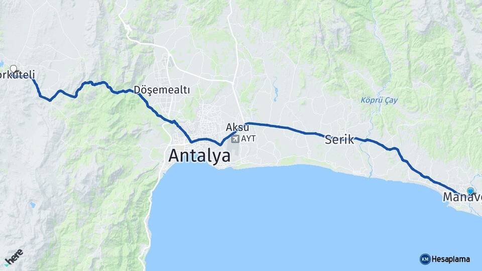 Antalya Manavgat Korkuteli Arası Kaç Km? Arası Kaç Saat? Nerede Yol Haritası Yakıt, Rota ve Mesafe Hesaplama Antalya Manavgat Korkuteli Arası Kaç Km? Arası Kaç Km Saat? Nerede Yol Haritası Yakıt, Rota ve Mesafe Hesaplama