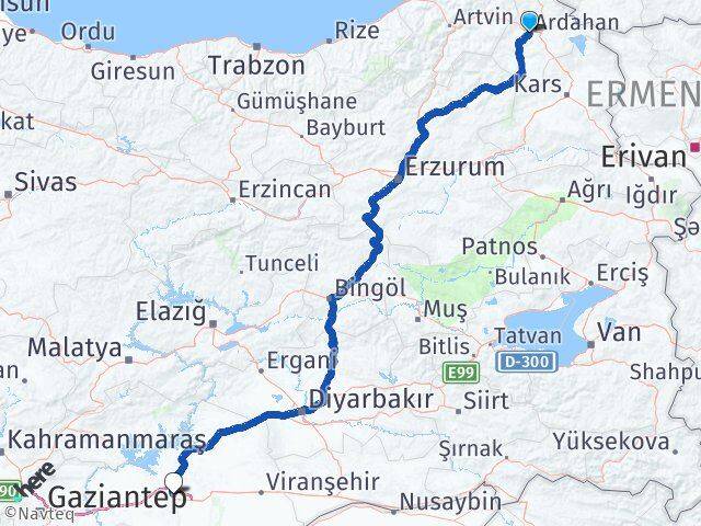 Ardahan Karaköprü Şanlıurfa Arası Kaç Saat? Yol Haritası, Yakıt, Rota ve Mesafe Hesaplama Ardahan Karaköprü Şanlıurfa Arası Kaç Km? Kaç Saat? Yol Haritası
