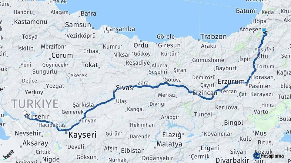 Artvin ile Kırşehir Arası Kaç Km? Kaç Saat? Arası Kaç Saat? Nerede Yol Haritası Yakıt, Rota ve Mesafe Hesaplama Artvin ile Kırşehir Arası Kaç Km? Kaç Saat? Arası Kaç Km Saat? Nerede Yol Haritası Yakıt, Rota ve Mesafe Hesaplama