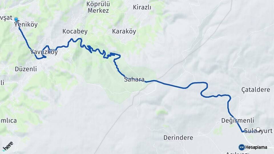 Artvin Şavşat Sulakyurt Ardahan Arası Kaç Km - Yol Haritası