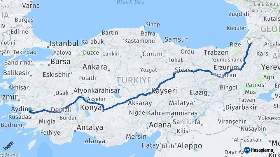 Aydın ile Artvin Arası Kaç Km? Kaç Saat? - Kmhesaplama.com Arası Kaç Saat? Nerede Yol Haritası Yakıt, Rota ve Mesafe Hesaplama Aydın ile Artvin Arası Kaç Km? Kaç Saat? - Kmhesaplama.com Arası Kaç Km Saat? Nerede Yol Haritası Yakıt, Rota ve Mesafe Hesaplama