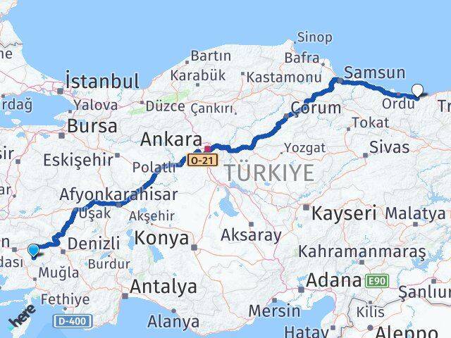 Aydın Bozdoğan Giresun Arası Kaç Saat? Yol Haritası, Yakıt, Rota ve Mesafe Hesaplama Aydın Bozdoğan Giresun Arası Kaç Km? Kaç Saat? Yol Haritası