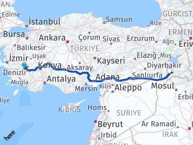 Aydın Buharkent Şırnak Arası Kaç Saat? Yol Haritası, Yakıt, Rota ve Mesafe Hesaplama Aydın Buharkent Şırnak Arası Kaç Km? Kaç Saat? Yol Haritası