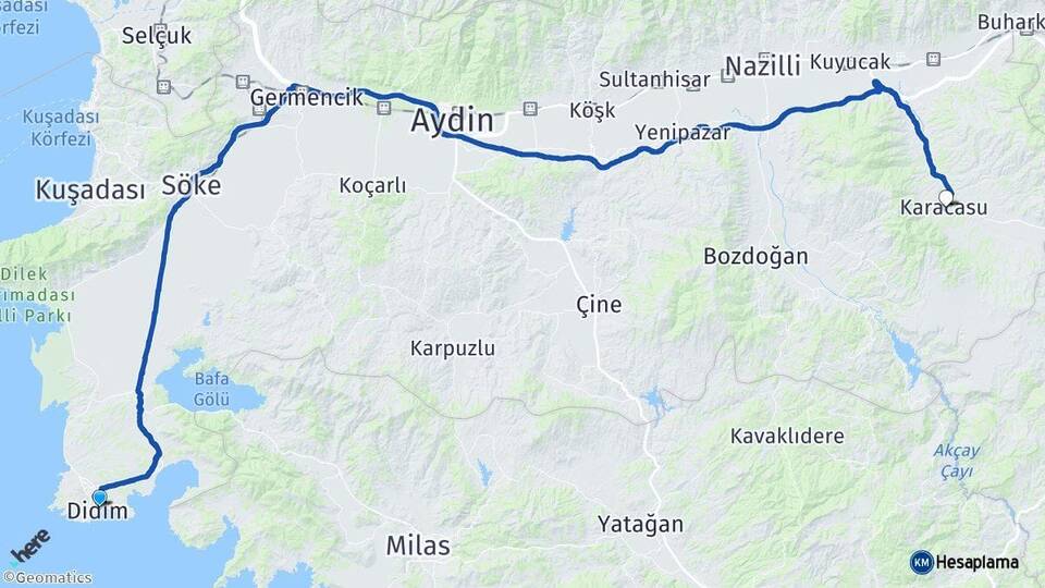 Aydın Didim Karacasu Arası Kaç Km? Arası Kaç Saat? Nerede Yol Haritası Yakıt, Rota ve Mesafe Hesaplama Aydın Didim Karacasu Arası Kaç Km? Arası Kaç Km Saat? Nerede Yol Haritası Yakıt, Rota ve Mesafe Hesaplama