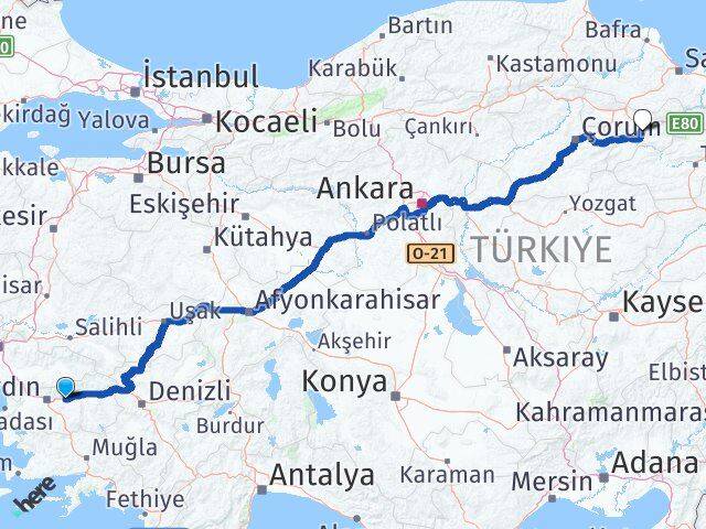 Aydın Köşk Amasya Arası Kaç Saat? Yol Haritası, Yakıt, Rota ve Mesafe Hesaplama Aydın Köşk Amasya Arası Kaç Km? Kaç Saat? Yol Haritası
