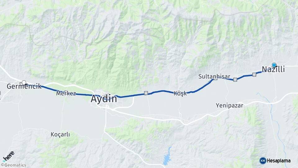 Aydın Nazilli Germencik Arası Kaç Km? Arası Kaç Saat? Nerede Yol Haritası Yakıt, Rota ve Mesafe Hesaplama Aydın Nazilli Germencik Arası Kaç Km? Arası Kaç Km Saat? Nerede Yol Haritası Yakıt, Rota ve Mesafe Hesaplama