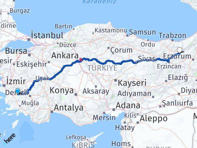 Aydın Sultanhisar Bayburt Arası Kaç Km - Yol Haritası