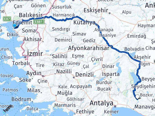 Balıkesir Ayvalık İbradı Antalya Arası Kaç Saat? Yol Haritası, Yakıt, Rota ve Mesafe Hesaplama Balıkesir Ayvalık İbradı Antalya Arası Kaç Km? Kaç Saat? Yol Haritası
