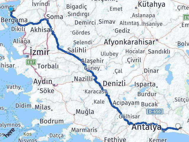 Balıkesir Ayvalık Serik Antalya Arası Kaç Saat? Yol Haritası, Yakıt, Rota ve Mesafe Hesaplama Balıkesir Ayvalık Serik Antalya Arası Kaç Km? Kaç Saat? Yol Haritası