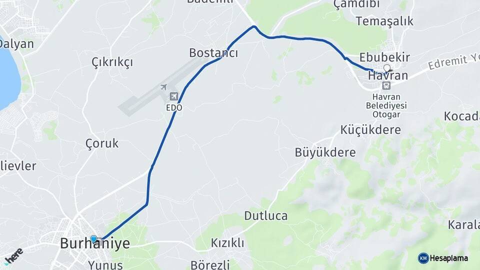 Balıkesir Burhaniye Havran Arası Kaç Km? Arası Kaç Saat? Nerede Yol Haritası Yakıt, Rota ve Mesafe Hesaplama Balıkesir Burhaniye Havran Arası Kaç Km? Arası Kaç Km Saat? Nerede Yol Haritası Yakıt, Rota ve Mesafe Hesaplama